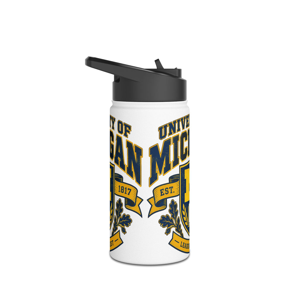 University of Michigan Wolverines Stainless Steel Water Bottle