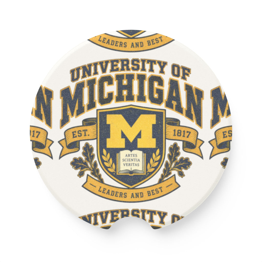University of Michigan Soapstone Car Coaster