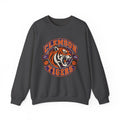 Clemson Tigers Tiger Logo Sweatshirt | Orange and Purple Crewneck