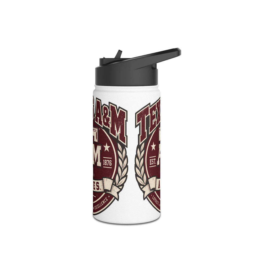 Texas A&M Aggies Stainless Steel Water Bottle