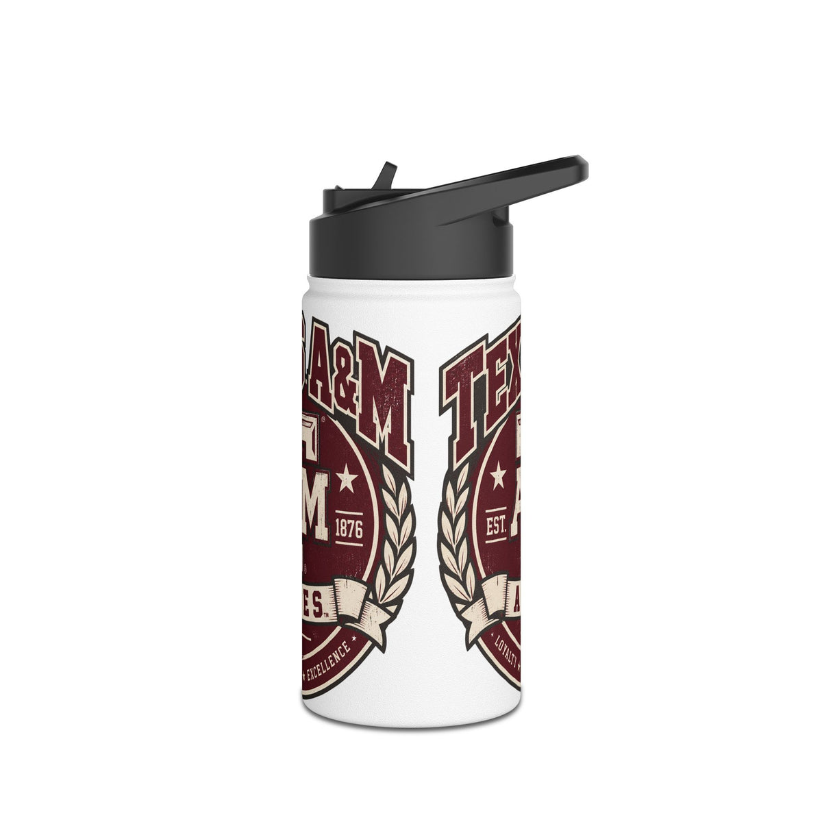 Texas A&M Aggies Stainless Steel Water Bottle