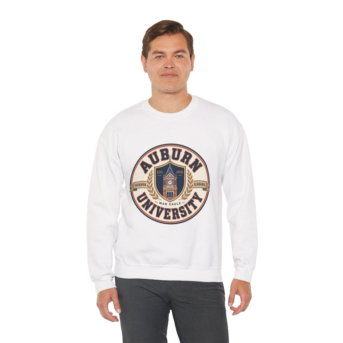Auburn University Vintage Crest Crewneck Sweatshirt