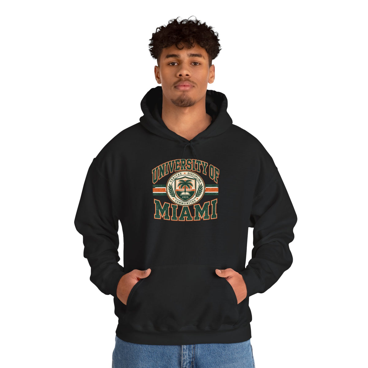 University of Miami College Logo Hoodie