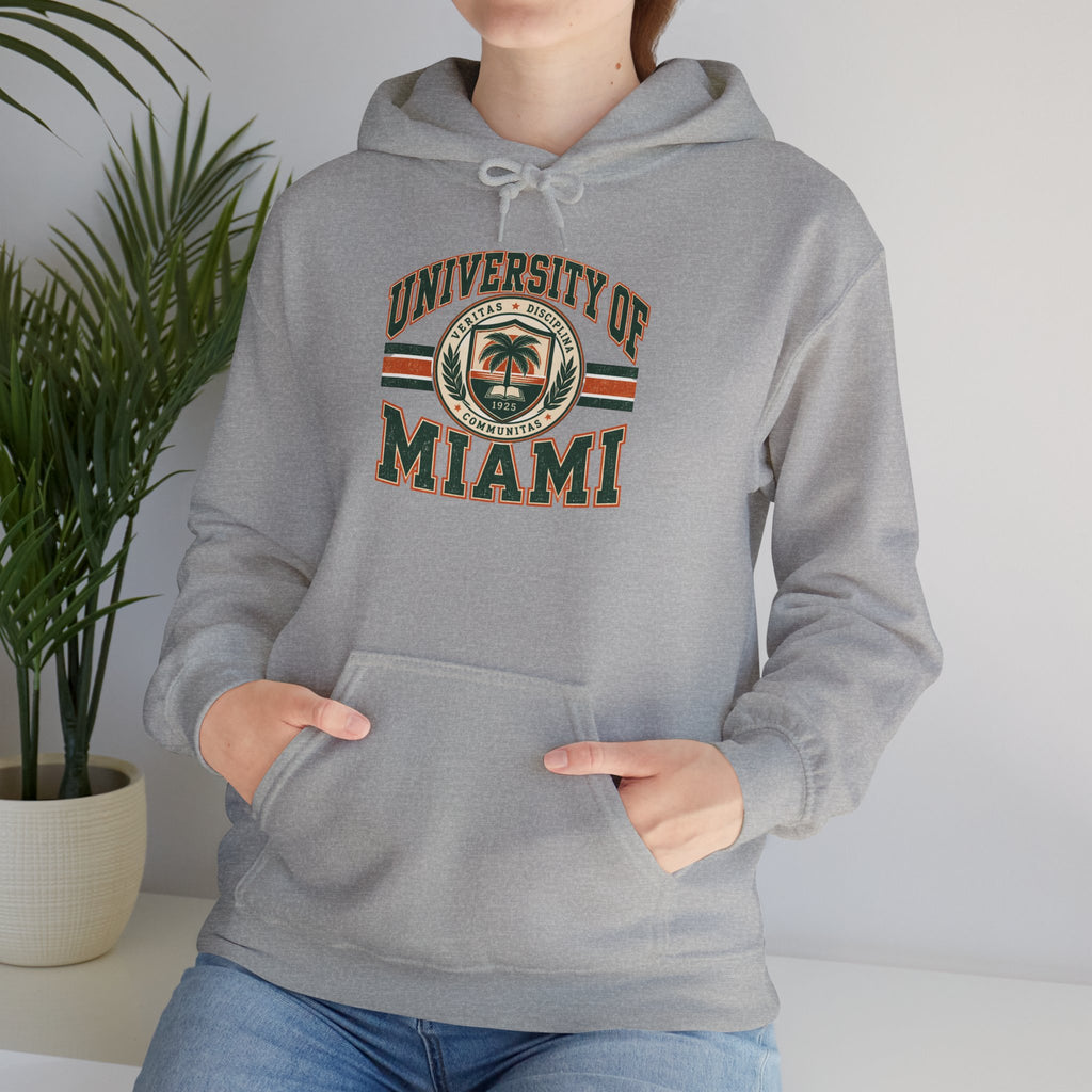 University of Miami College Logo Hoodie