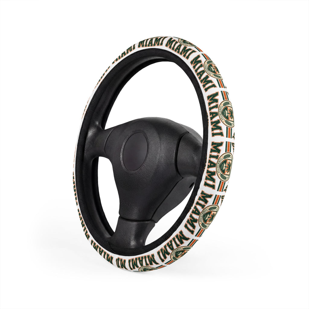 Miami-Inspired Car Steering Wheel Cover