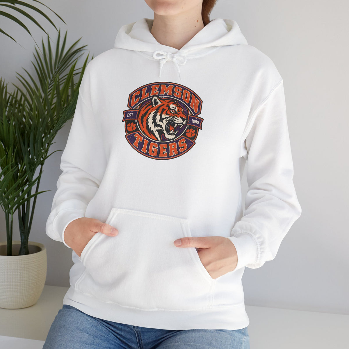 Clemson Tigers Football Logo Hoodie