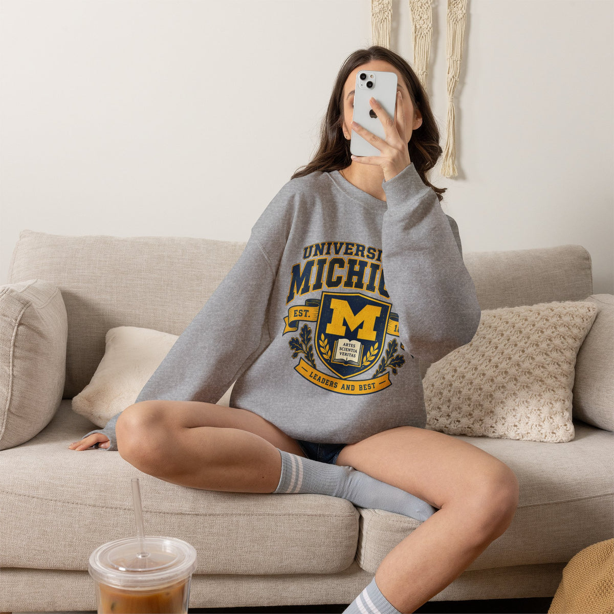 University of Michigan Crewneck Sweatshirt