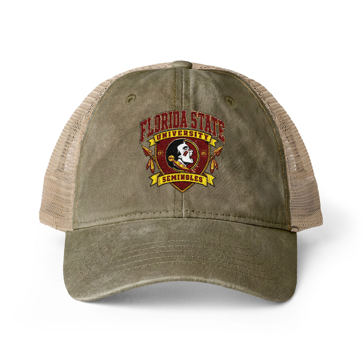Women's Washed Mesh-Back Cap