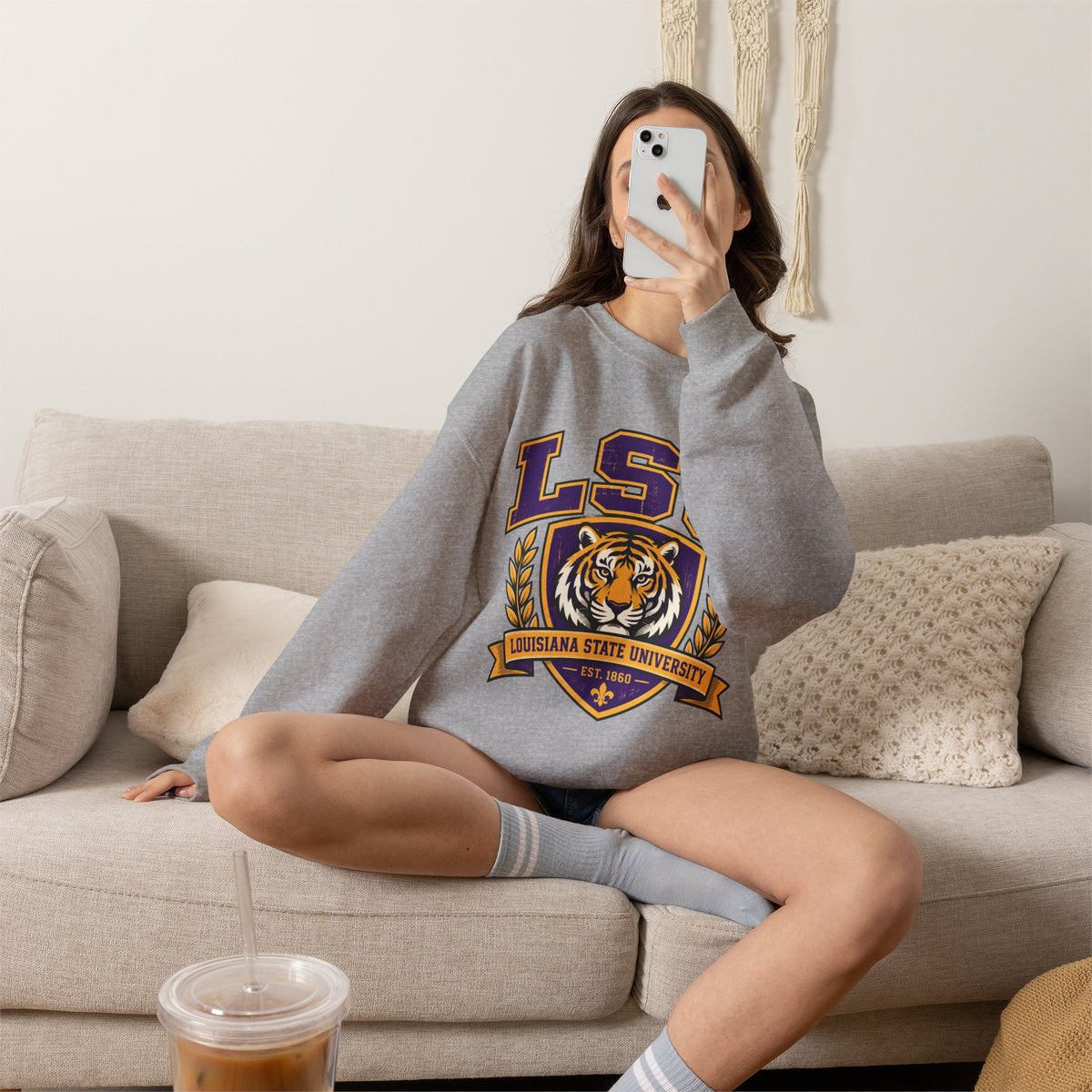 Louisiana State University Crewneck Sweatshirt