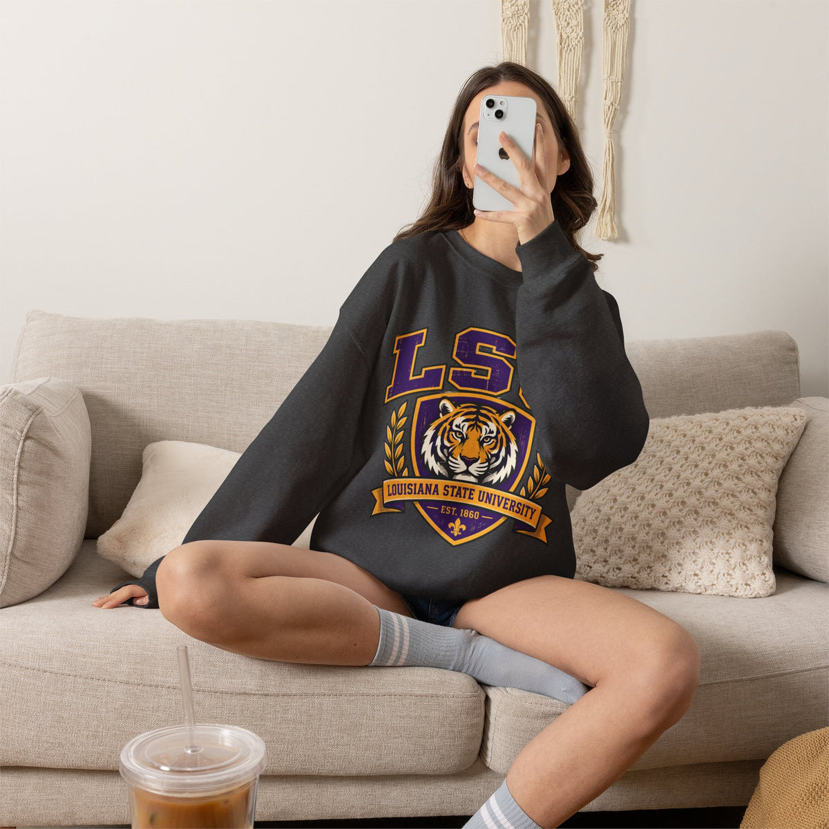 Louisiana State University Crewneck Sweatshirt