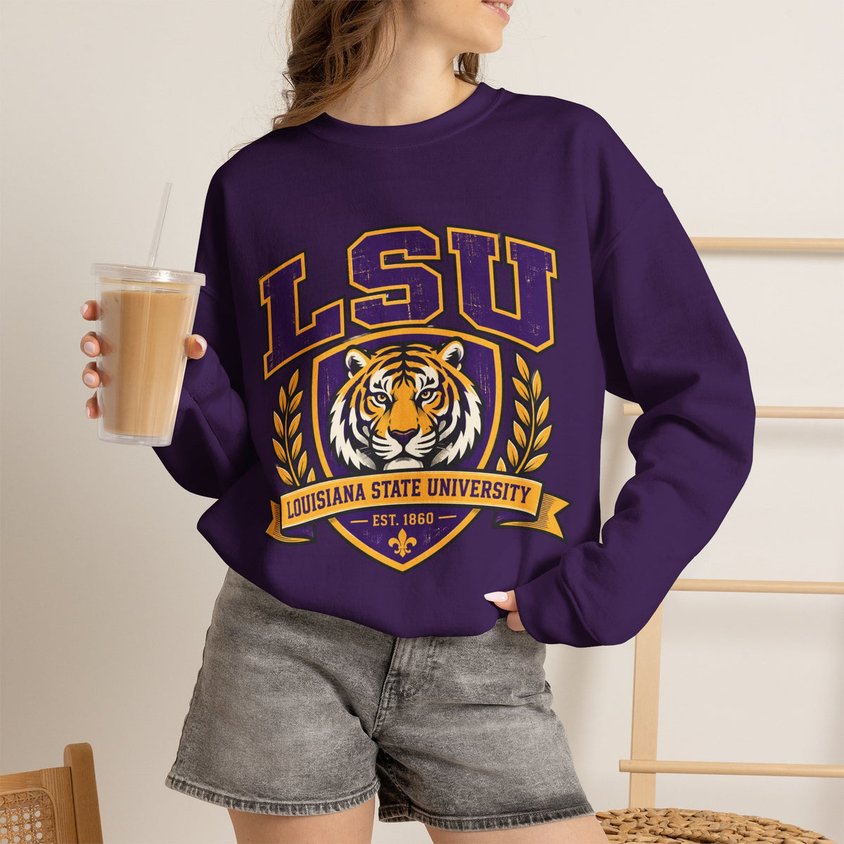 Louisiana State University Crewneck Sweatshirt