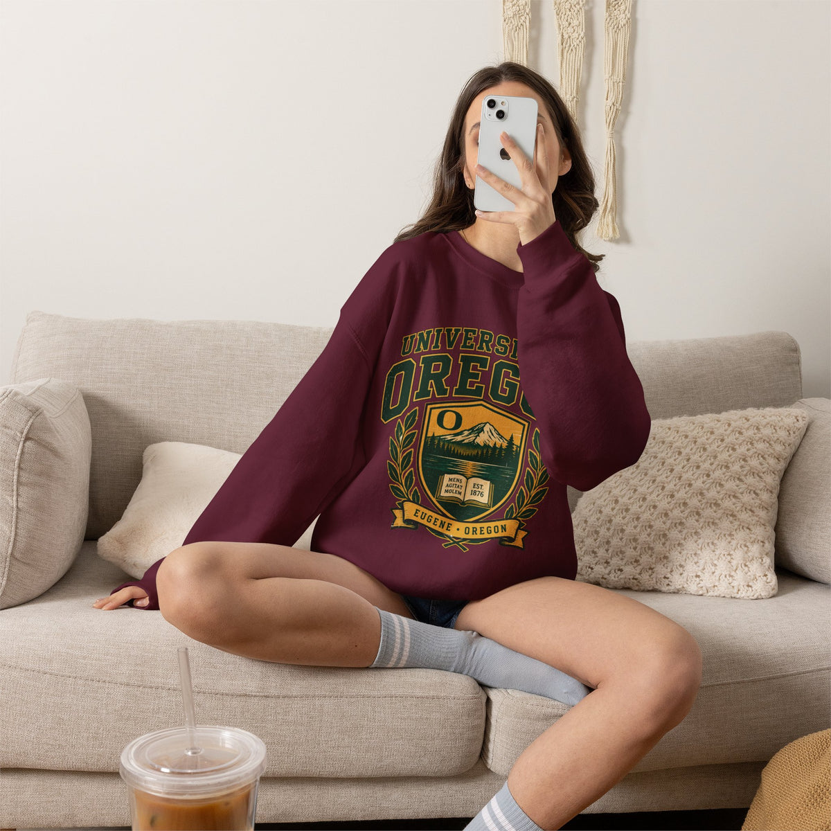University of Oregon Crewneck Sweatshirt