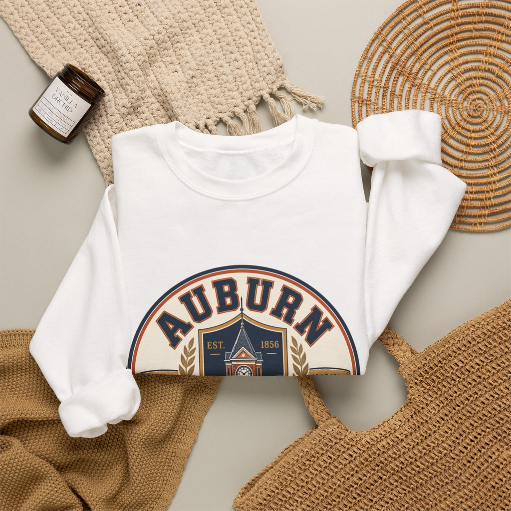 Auburn University Vintage Crest Crewneck Sweatshirt