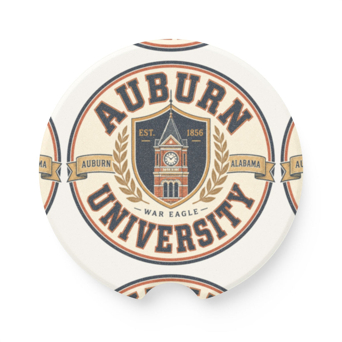 Auburn University Soapstone Car Coaster
