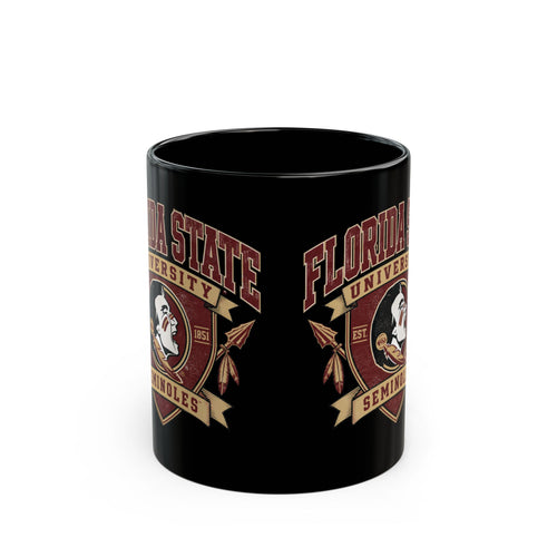 Florida State University Seminoles Black Mug