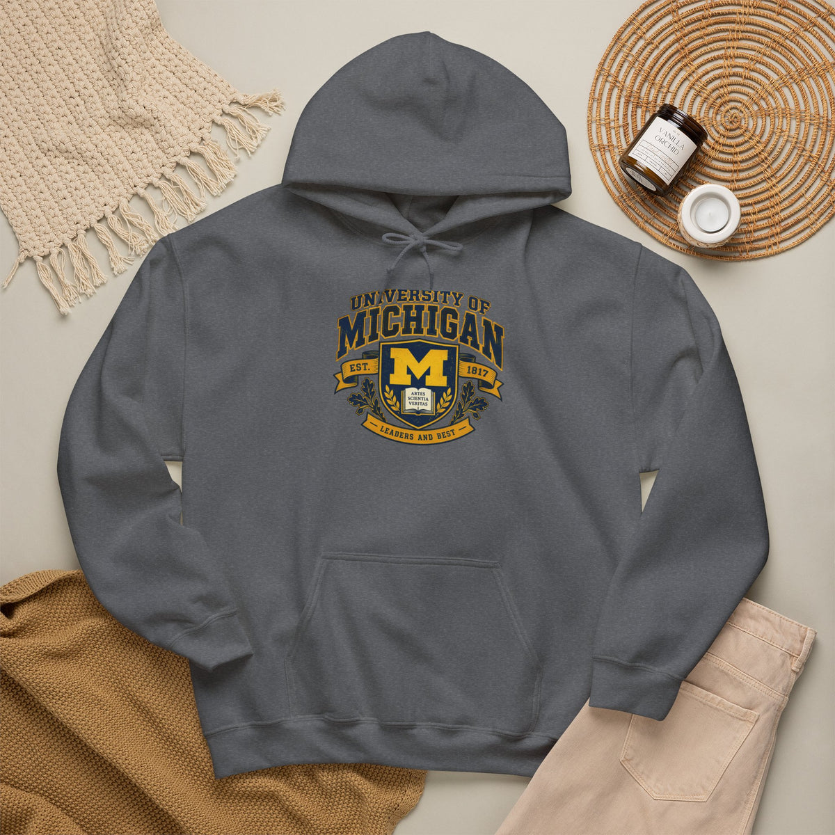 University of Michigan Wolverines Logo Hoodie