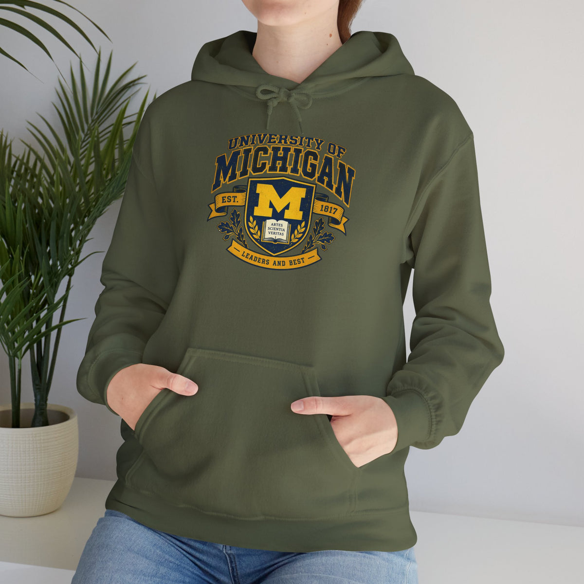 University of Michigan Wolverines Logo Hoodie