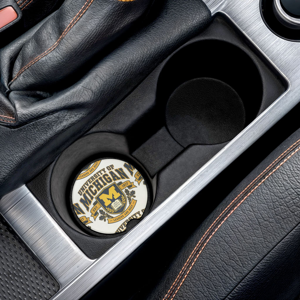 University of Michigan Soapstone Car Coaster