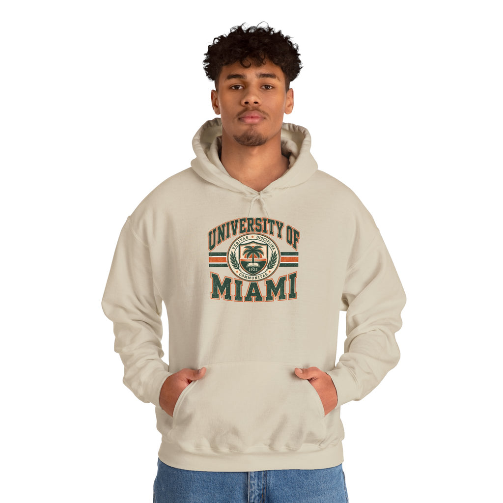 University of Miami College Logo Hoodie