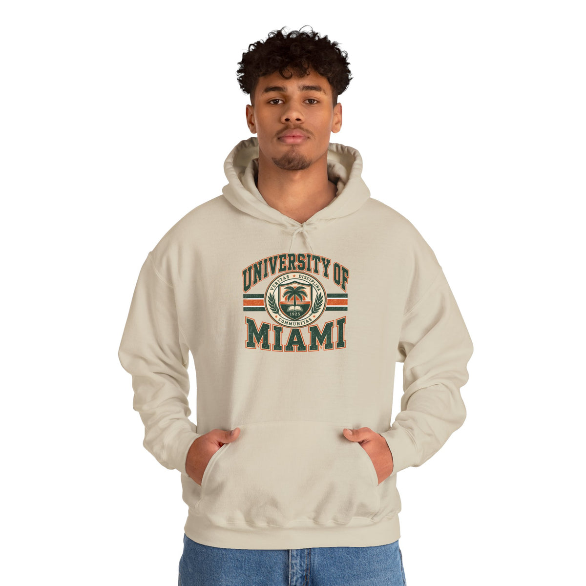 University of Miami College Logo Hoodie