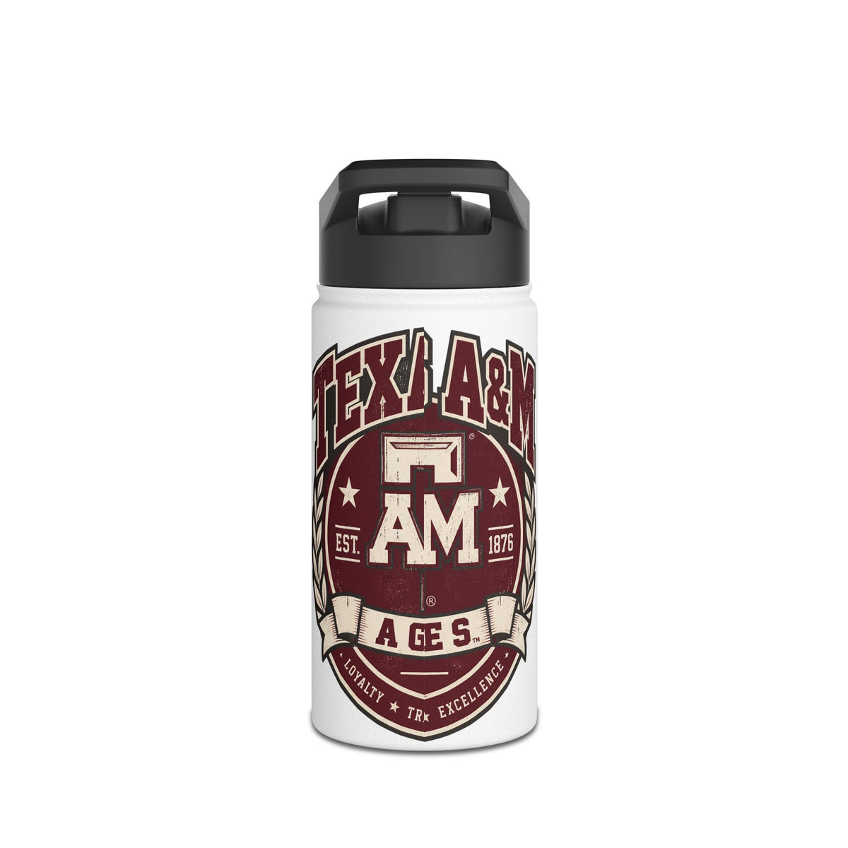 Texas A&M Aggies Stainless Steel Water Bottle