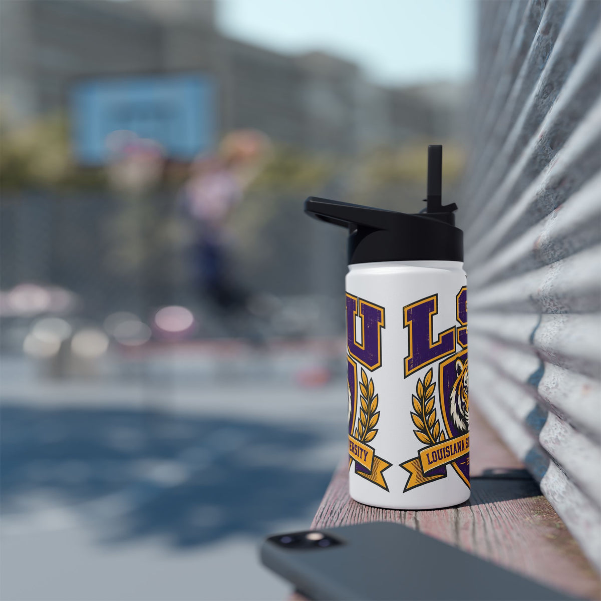 Louisiana State University Stainless Steel Water Bottle
