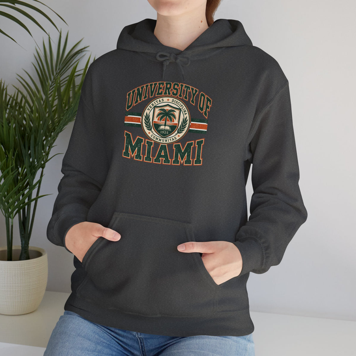 University of Miami College Logo Hoodie