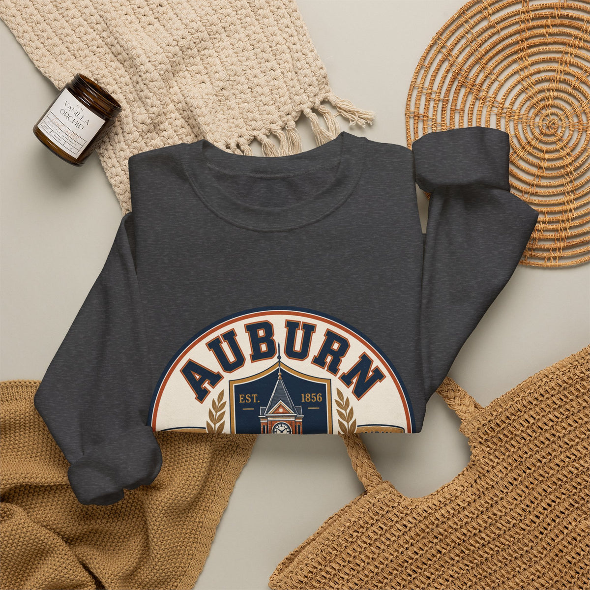 Auburn University Vintage Crest Crewneck Sweatshirt