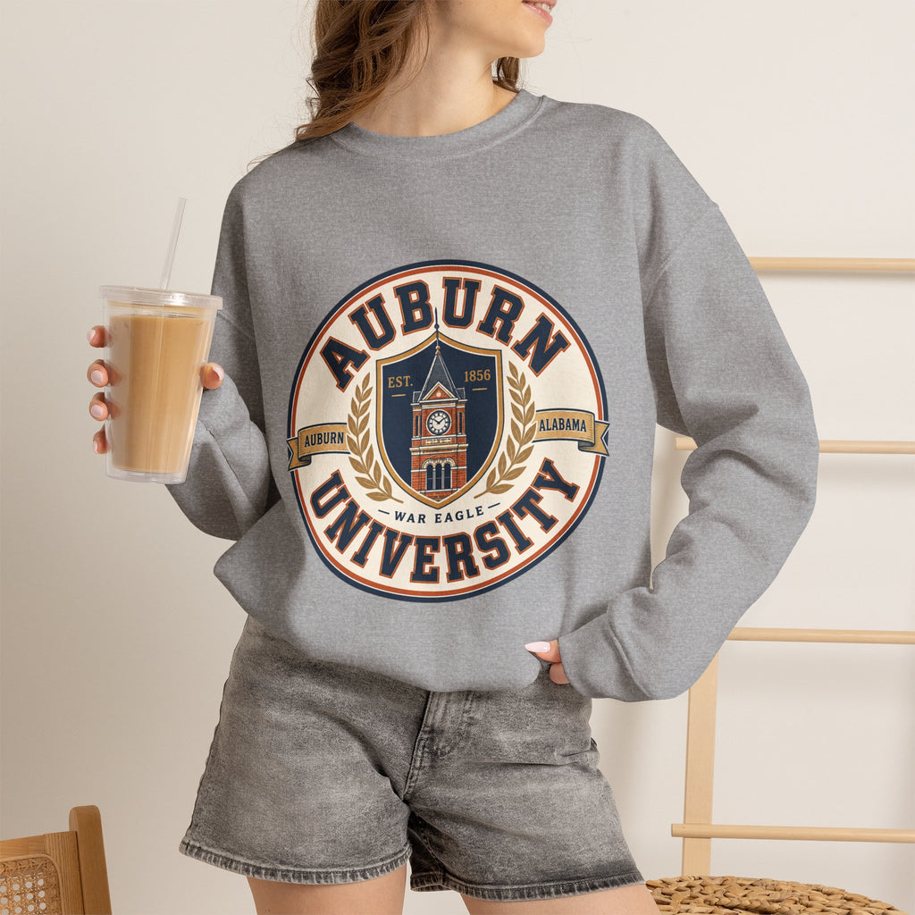 Auburn University Vintage Crest Crewneck Sweatshirt