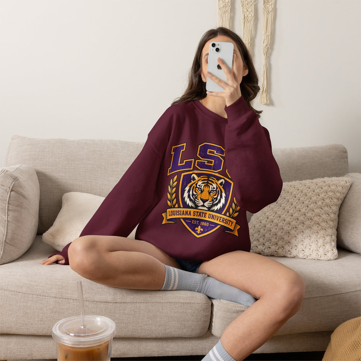 Louisiana State University Crewneck Sweatshirt