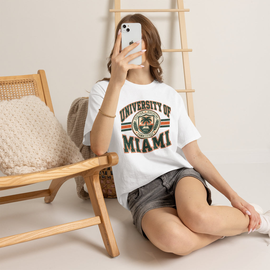 University of Miami Vintage Collegiate T-Shirt