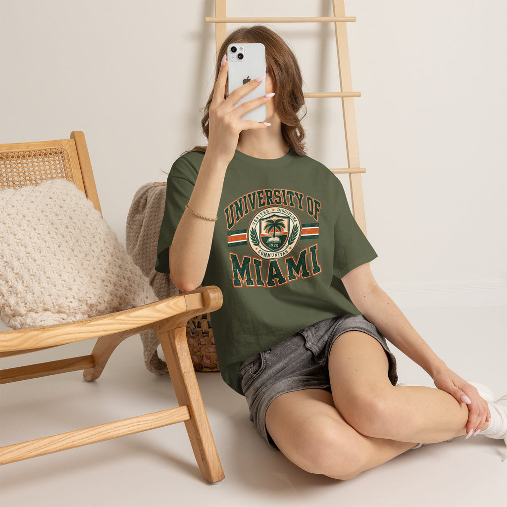 University of Miami Vintage Collegiate T-Shirt