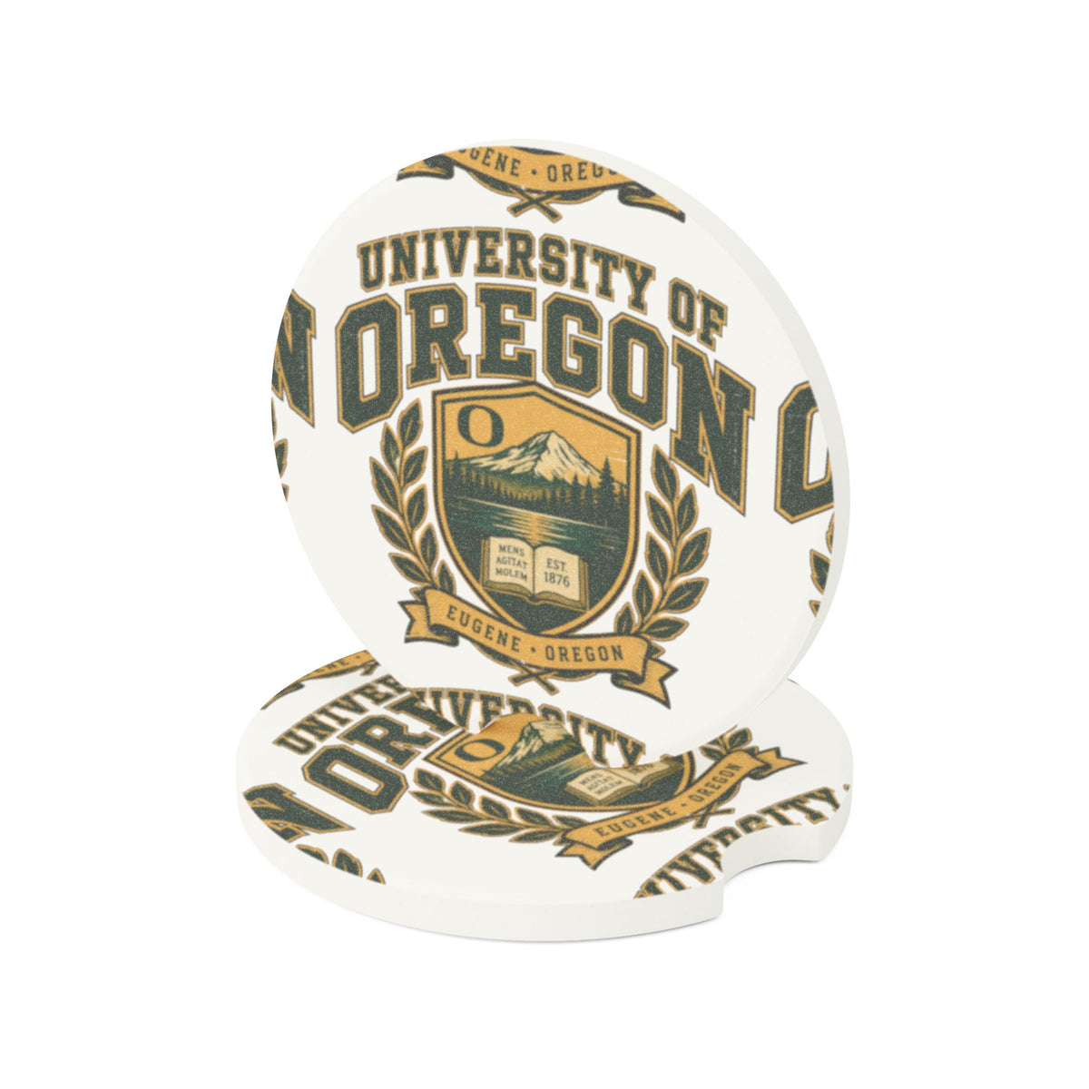 University of Oregon Soapstone Car Coaster
