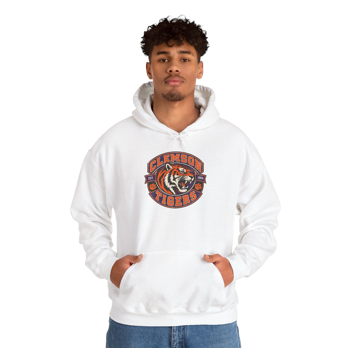 Clemson Tigers Football Logo Hoodie