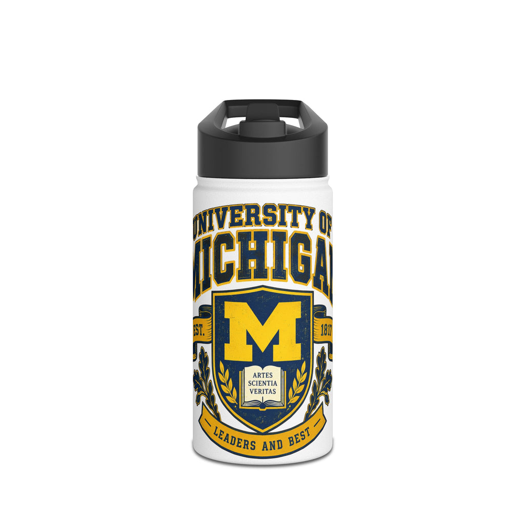University of Michigan Wolverines Stainless Steel Water Bottle