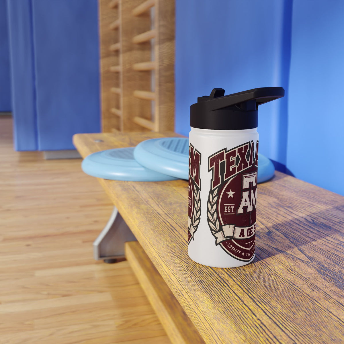 Texas A&M Aggies Stainless Steel Water Bottle