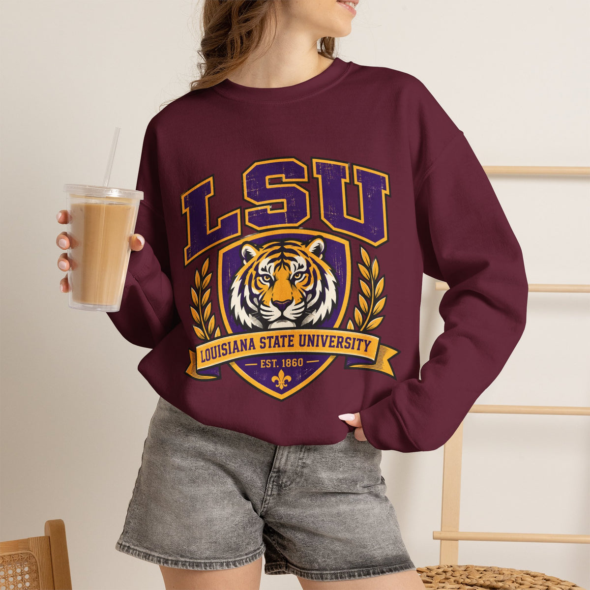 Louisiana State University Crewneck Sweatshirt