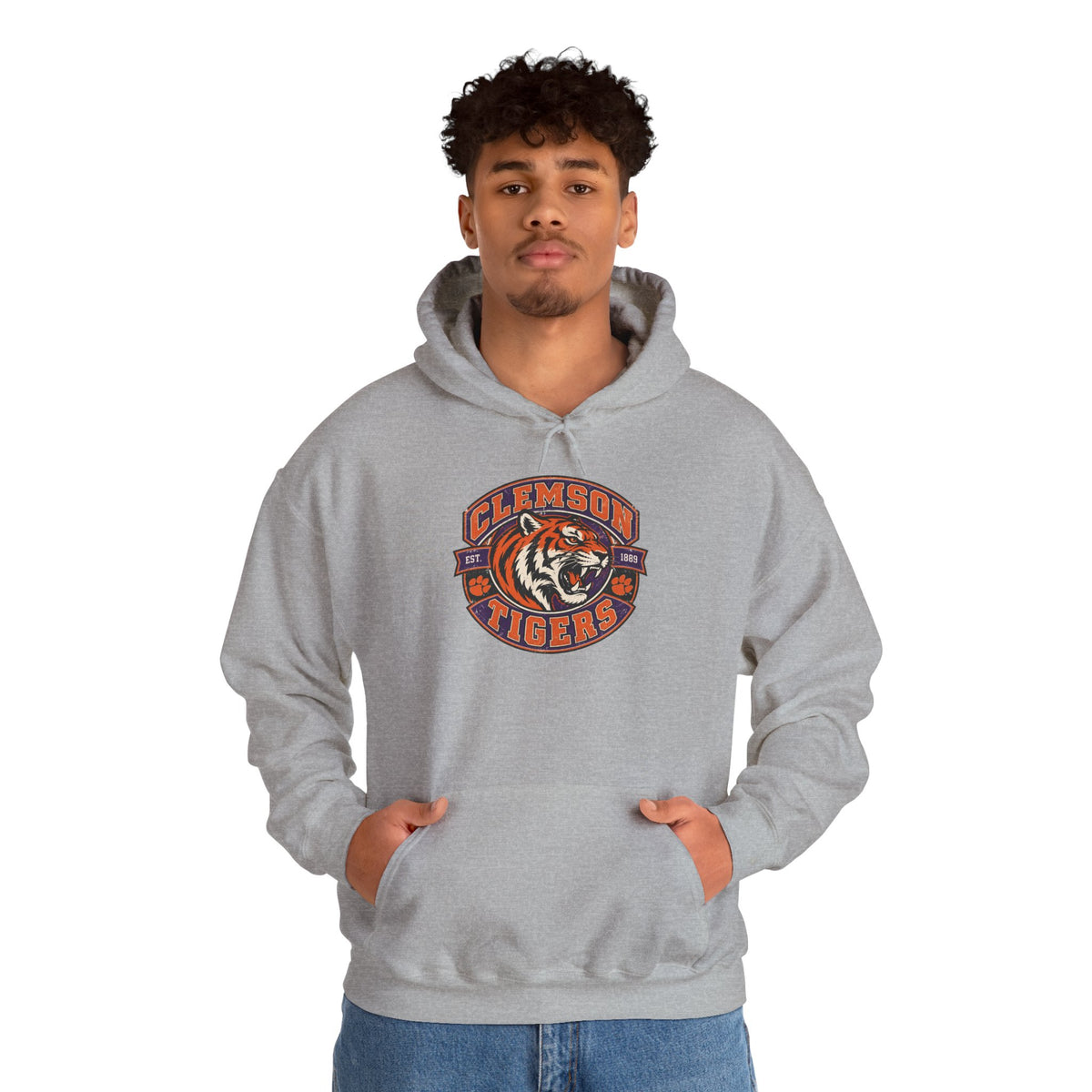 Clemson Tigers Football Logo Hoodie