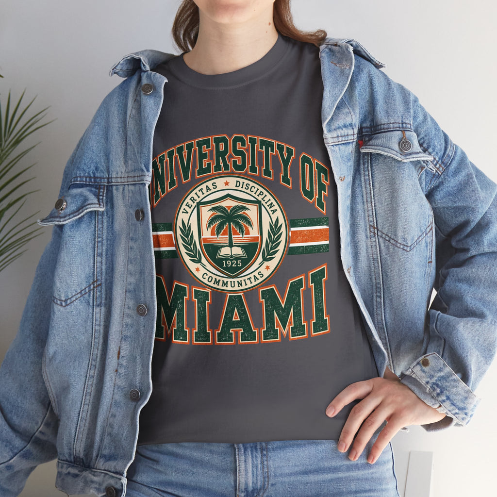 University of Miami Vintage Collegiate T-Shirt
