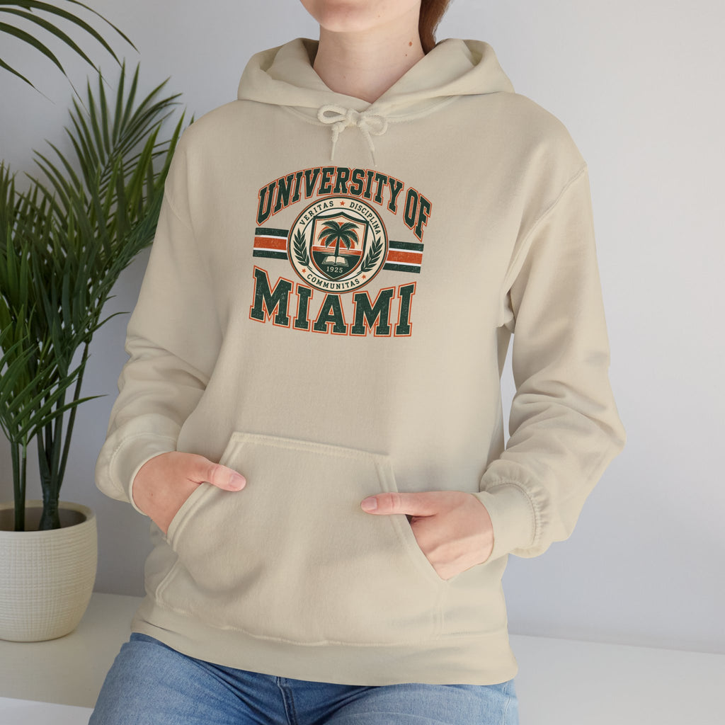 University of Miami College Logo Hoodie
