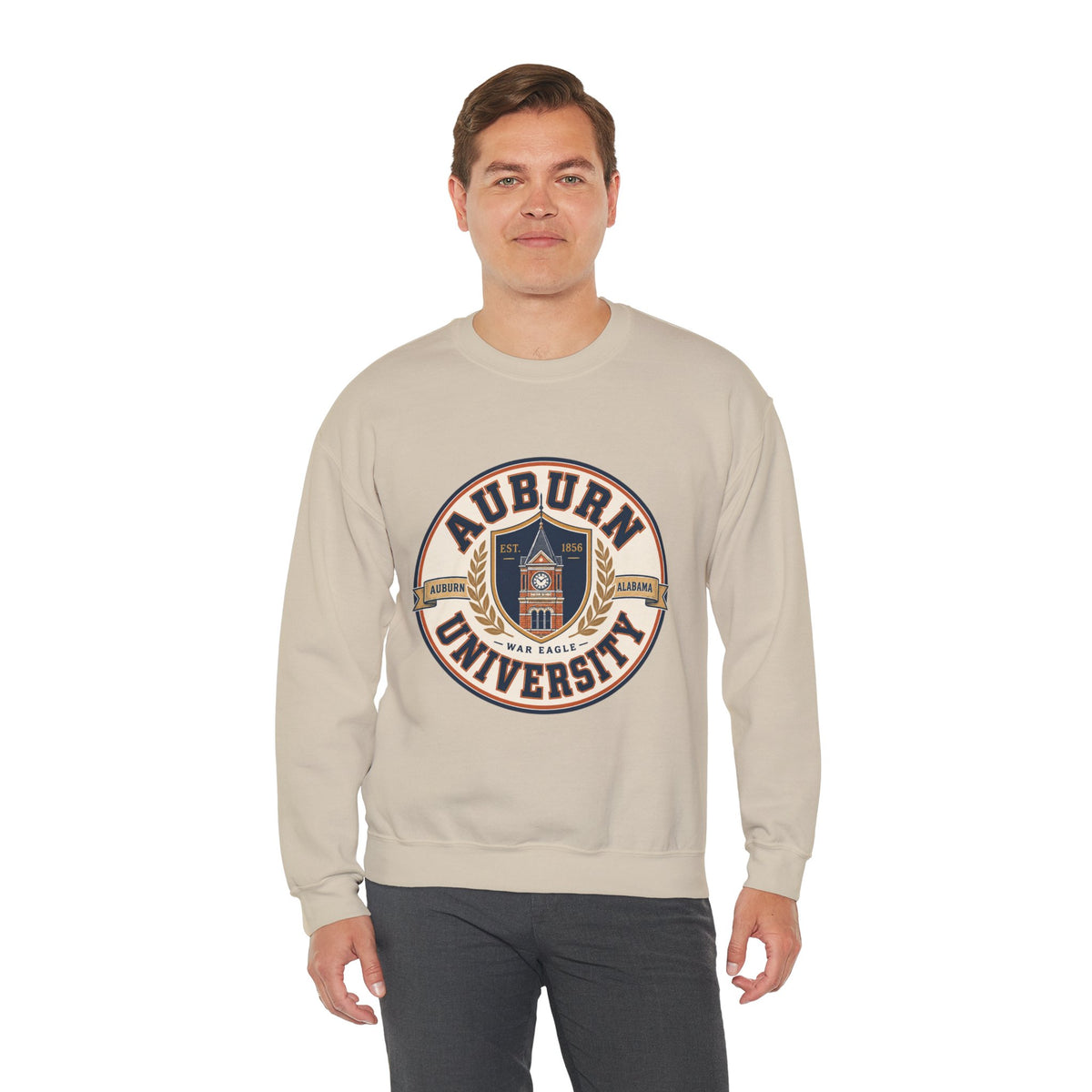 Auburn University Vintage Crest Crewneck Sweatshirt