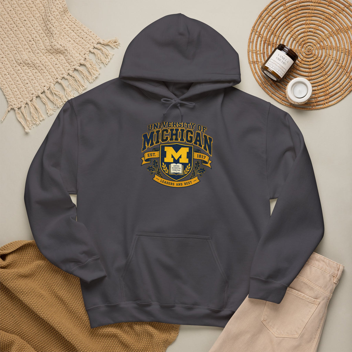 University of Michigan Wolverines Logo Hoodie