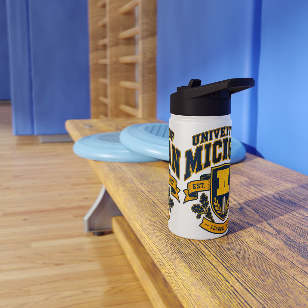 University of Michigan Wolverines Stainless Steel Water Bottle