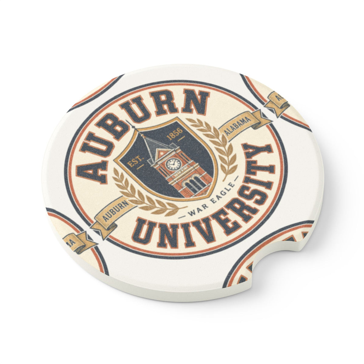 Auburn University Soapstone Car Coaster