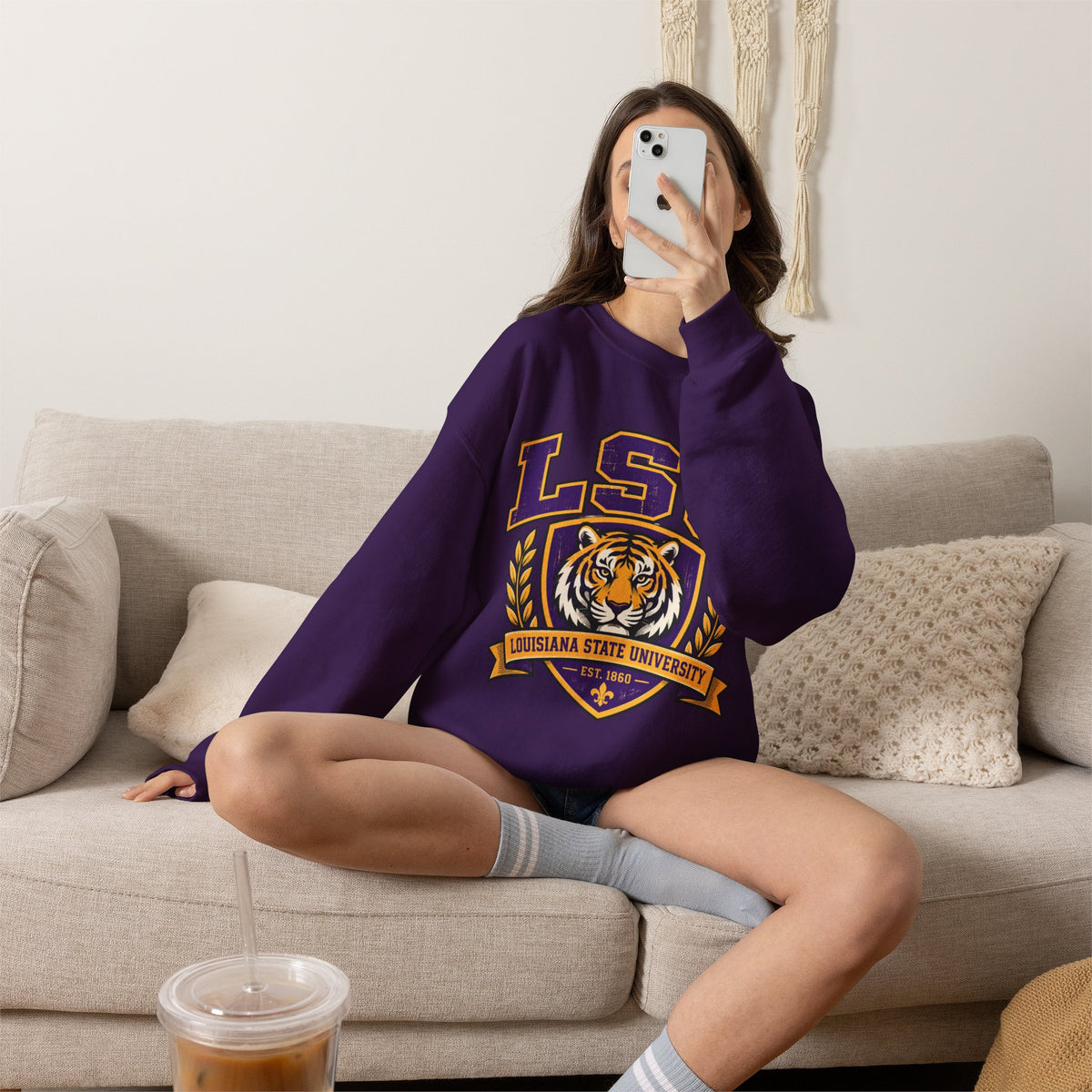 Louisiana State University Crewneck Sweatshirt