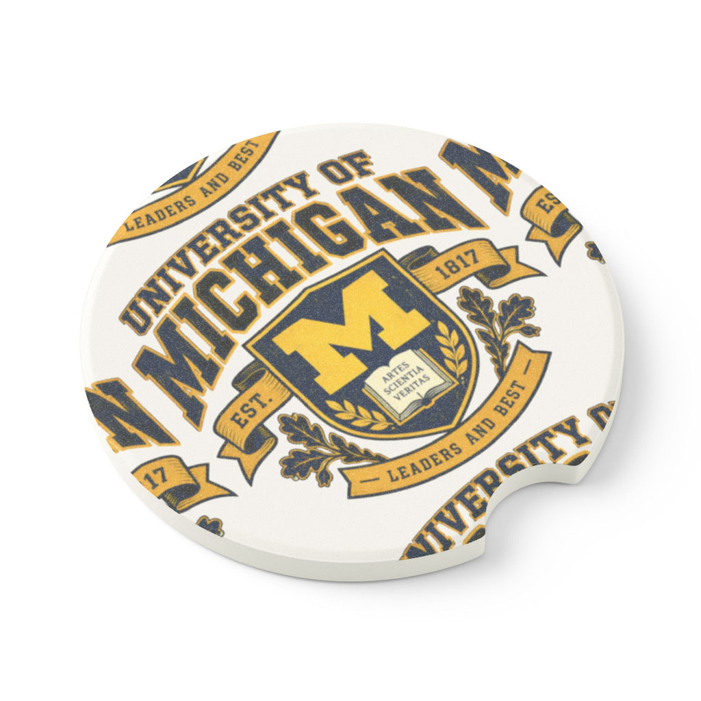 University of Michigan Soapstone Car Coaster