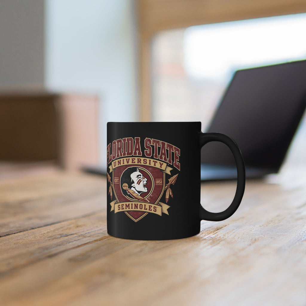 Florida State University Seminoles Black Mug