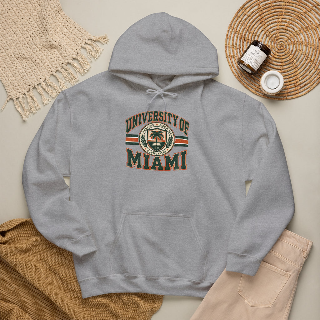 University of Miami College Logo Hoodie