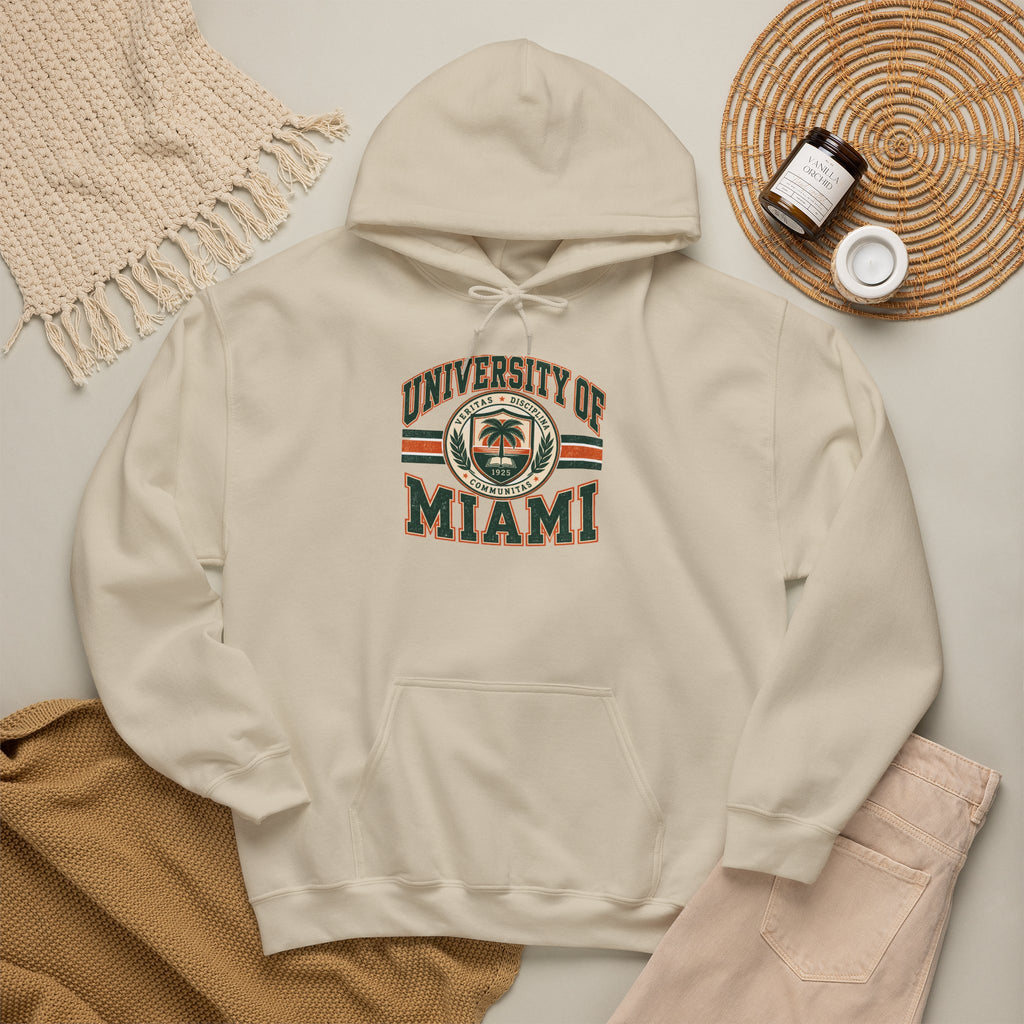 University of Miami College Logo Hoodie