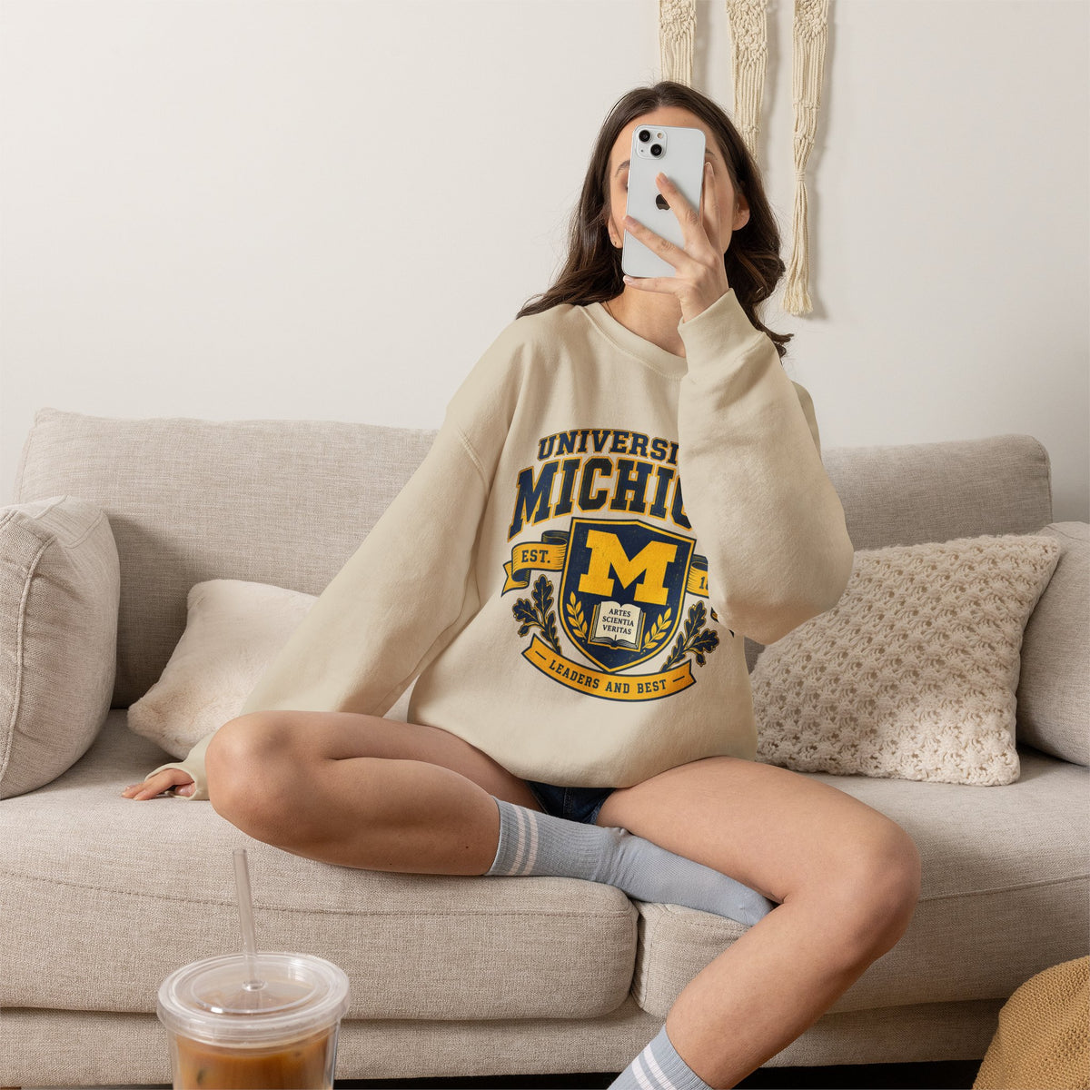 University of Michigan Crewneck Sweatshirt